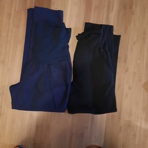 2 pair Motherhood ankle dress pants